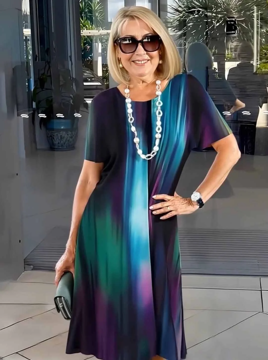3D Printed Loose Medium Dress
