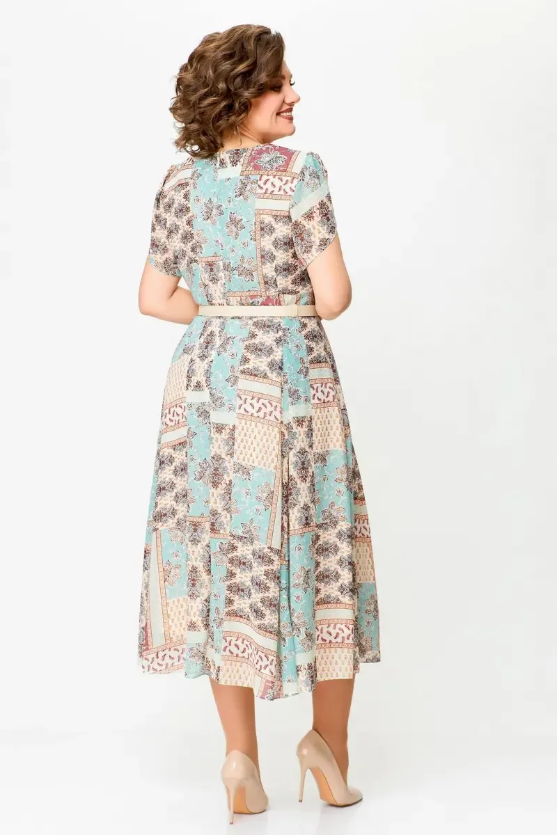 2025 new comfortable printed dress
