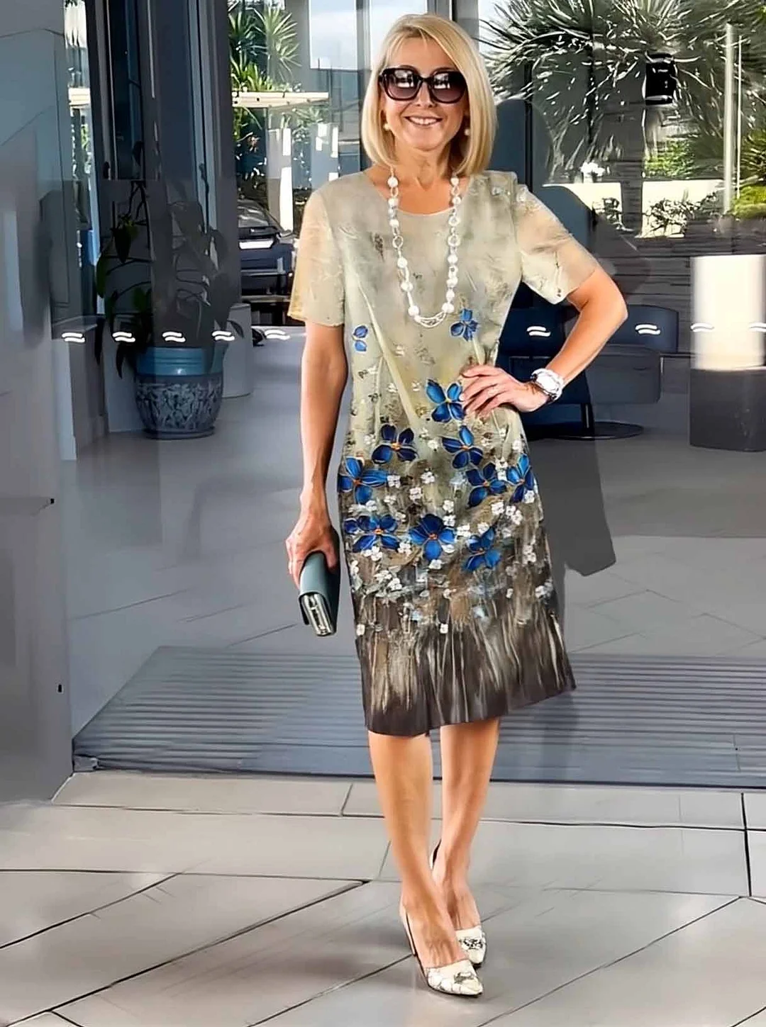 3D Printed Loose Medium Dress
