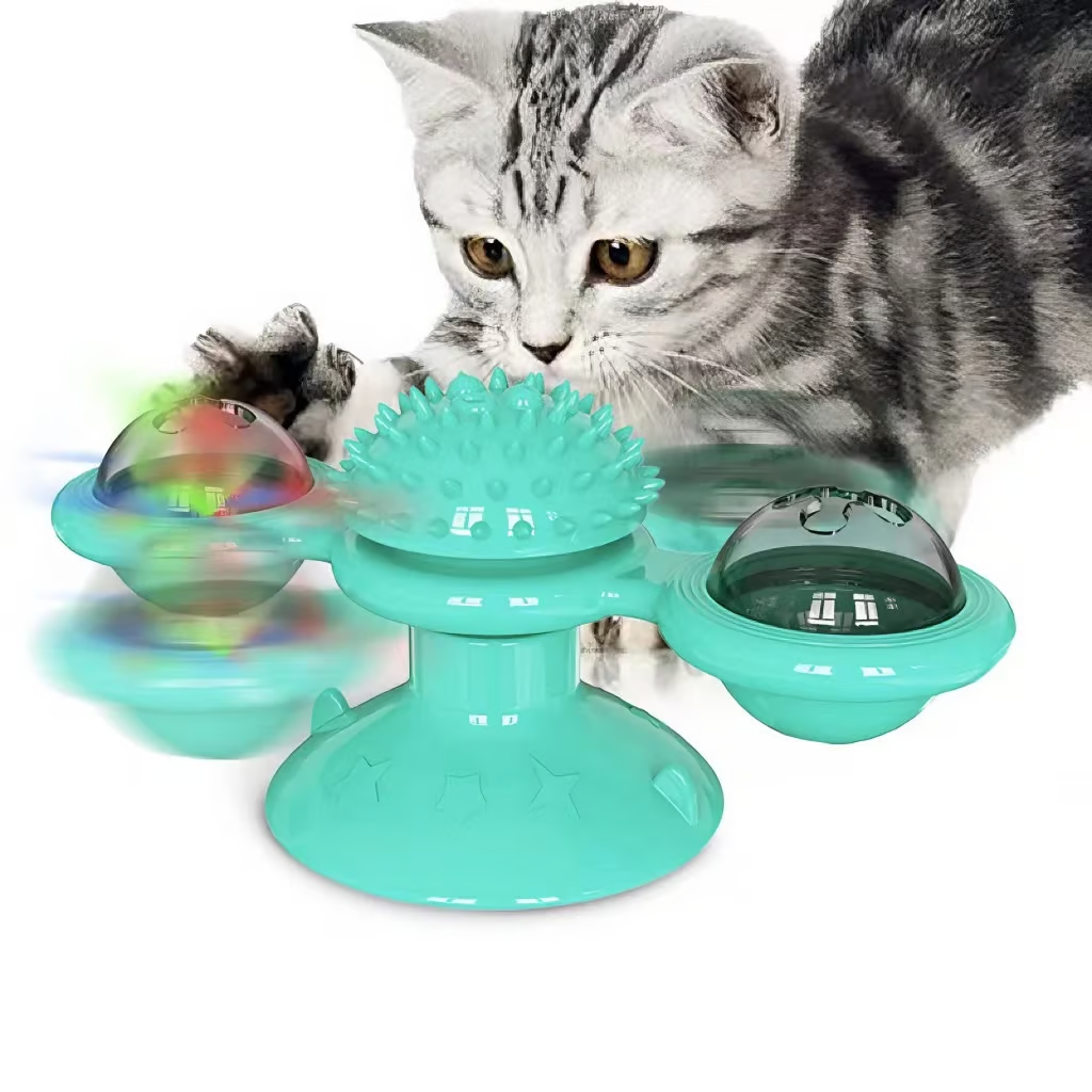 š„BIG SALE - 49% OFFš„š„ Interactive Windmill Cat Toys with Catnip