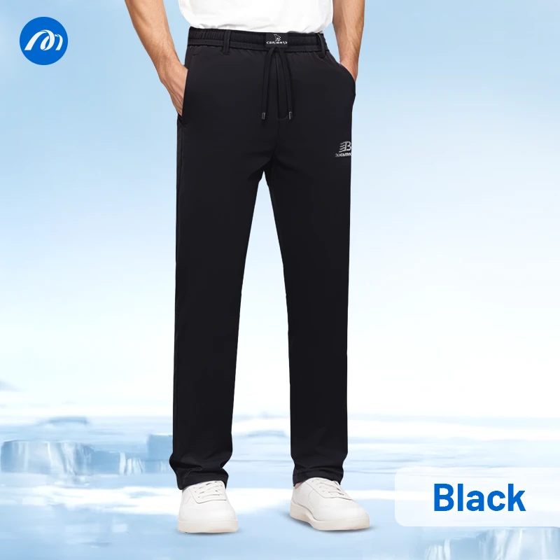 MeshIrons - Ice Silk Mesh Panel Casual Pants