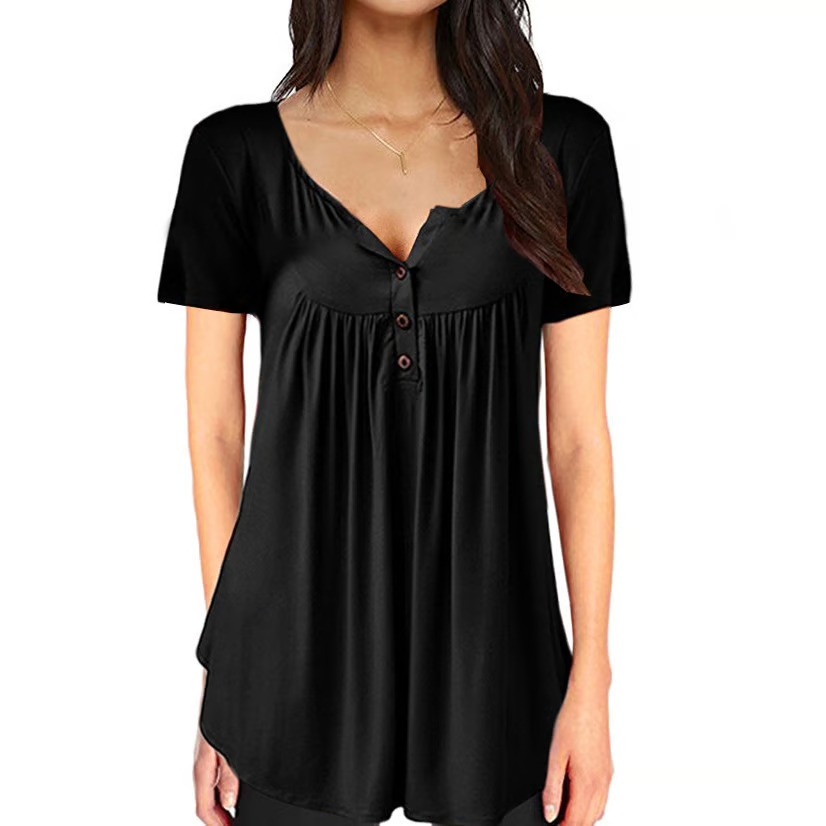 š„Buy any 2 Get 10% offš„š„Fashionable solid colour button down top