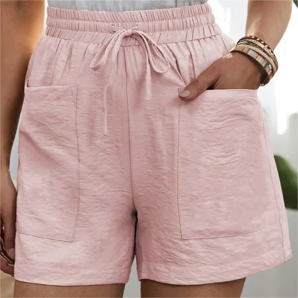 š„Buy any 2 Get 10% offš„Solid Two Pockets Loose Casual Short Pants