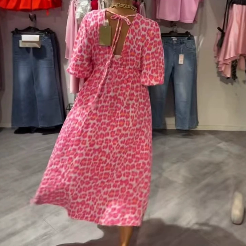 ⏳Time-limited Special⏰🎀Women's V-Neck Printed Dress