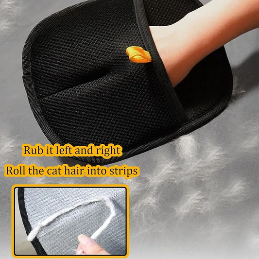 Pet Grooming Gloves Static Dedusting Brush Pet Hair Remover Brush Removing Dog Cat Hair From Sofa Carpet Clothes Tool Supplies