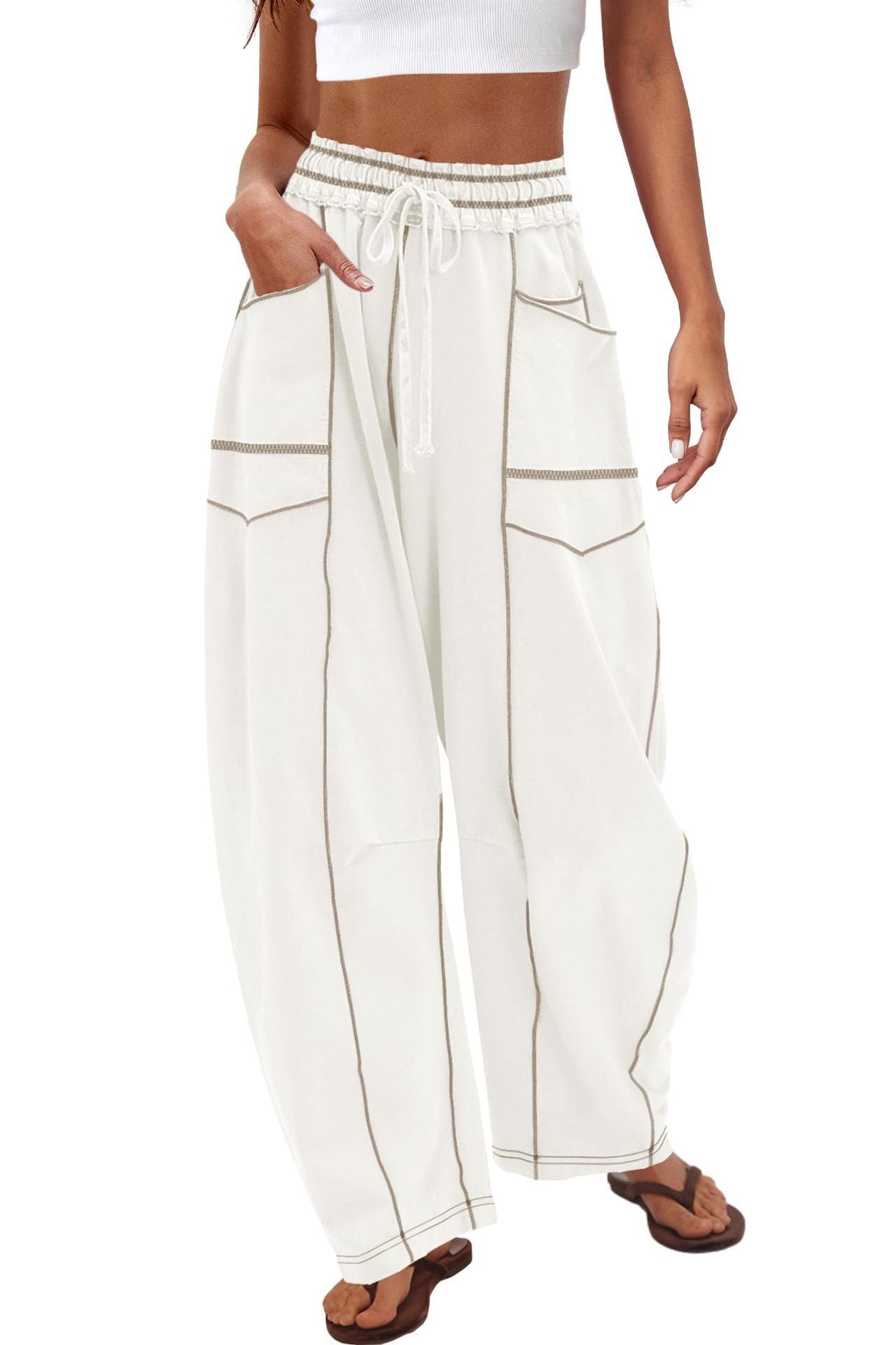 Women’s Wide Leg Lounge Sweatpants with Pockets