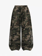 Relaxed Leopard Camouflage Pants
