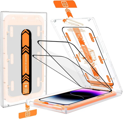 📱2024 New Auto-align Screen Protector Box For IPhone -Dust Free Without Bubbles