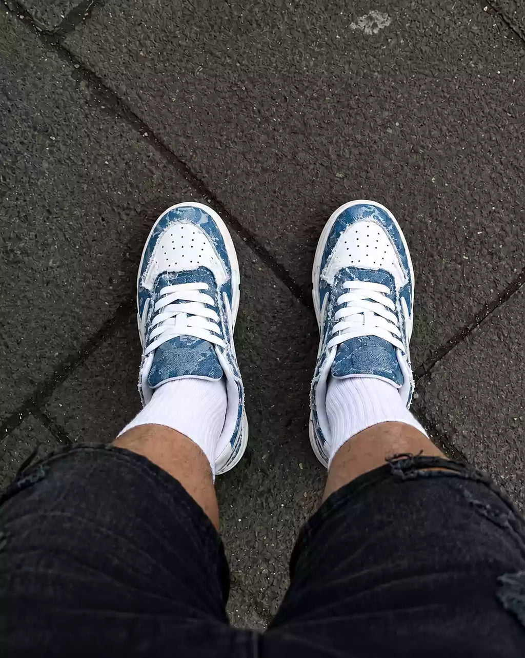 Niceprimes Casual White Board Sneakers