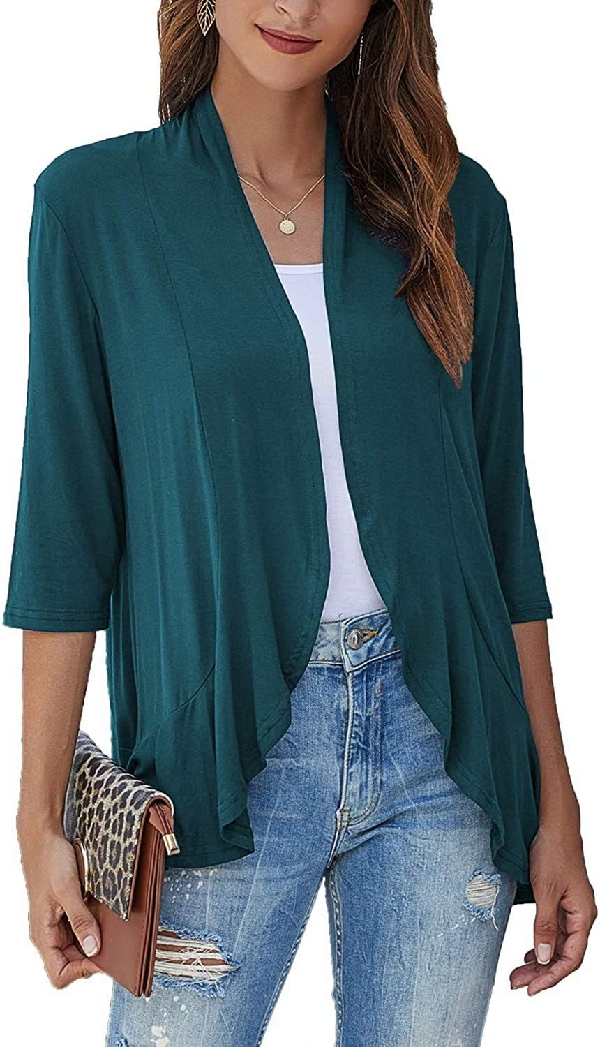 ✨Women's Casual Lightweight Open Front Cardigans