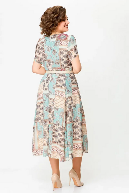 2025 new comfortable printed dress