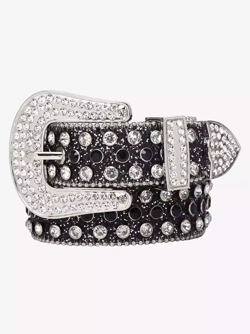 Studded Rhinestone Hip-Hop Belt