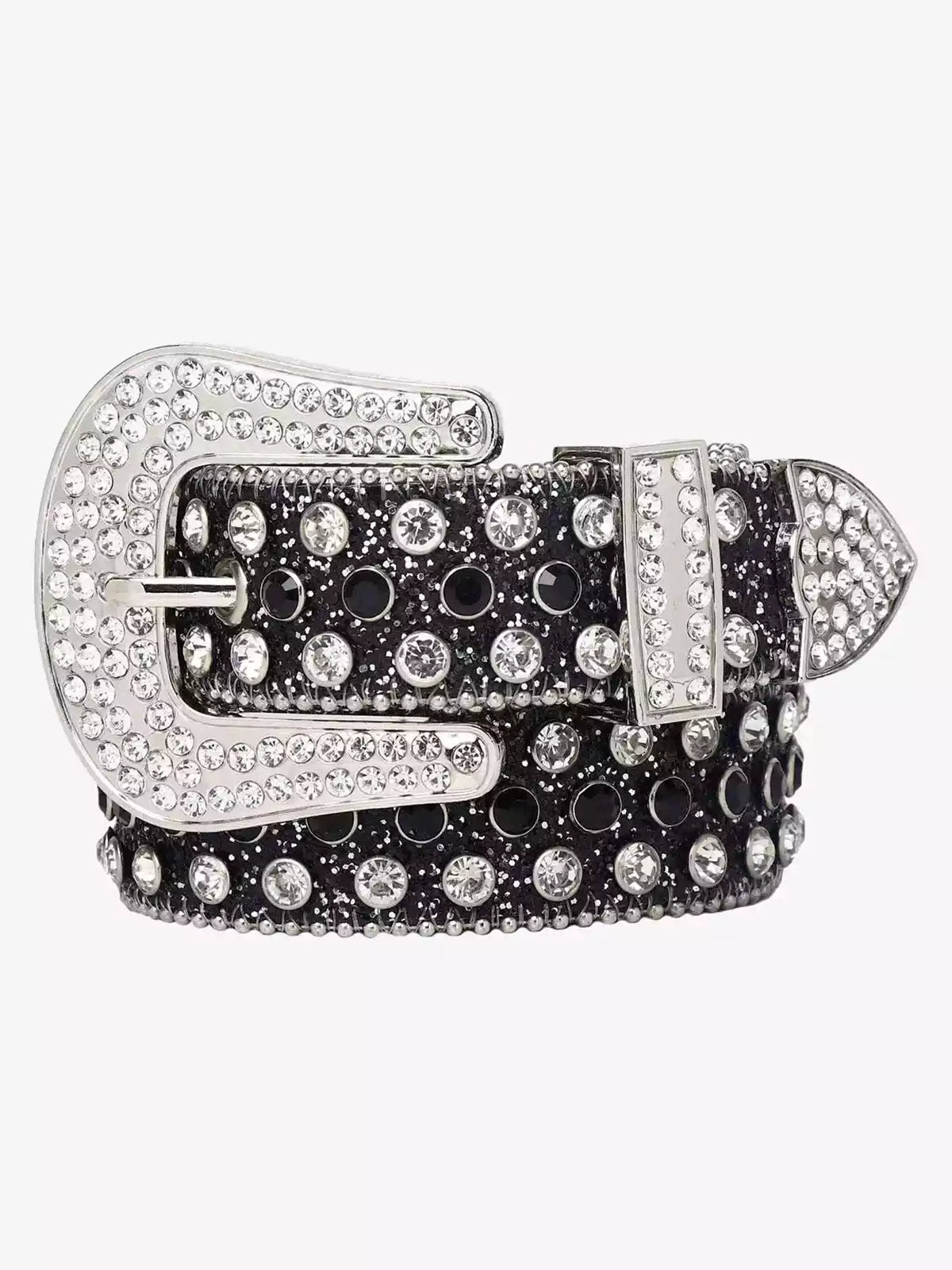 Studded Rhinestone Hip-Hop Belt