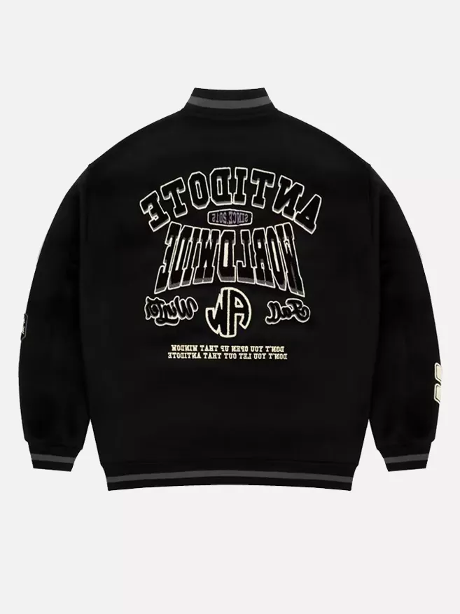 Niceprimes Couple Heavy-duty Embroidered Hip-hop Jacket