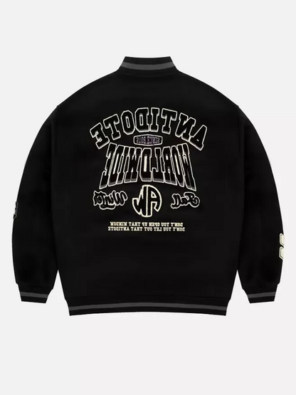 Niceprimes Couple Heavy-duty Embroidered Hip-hop Jacket