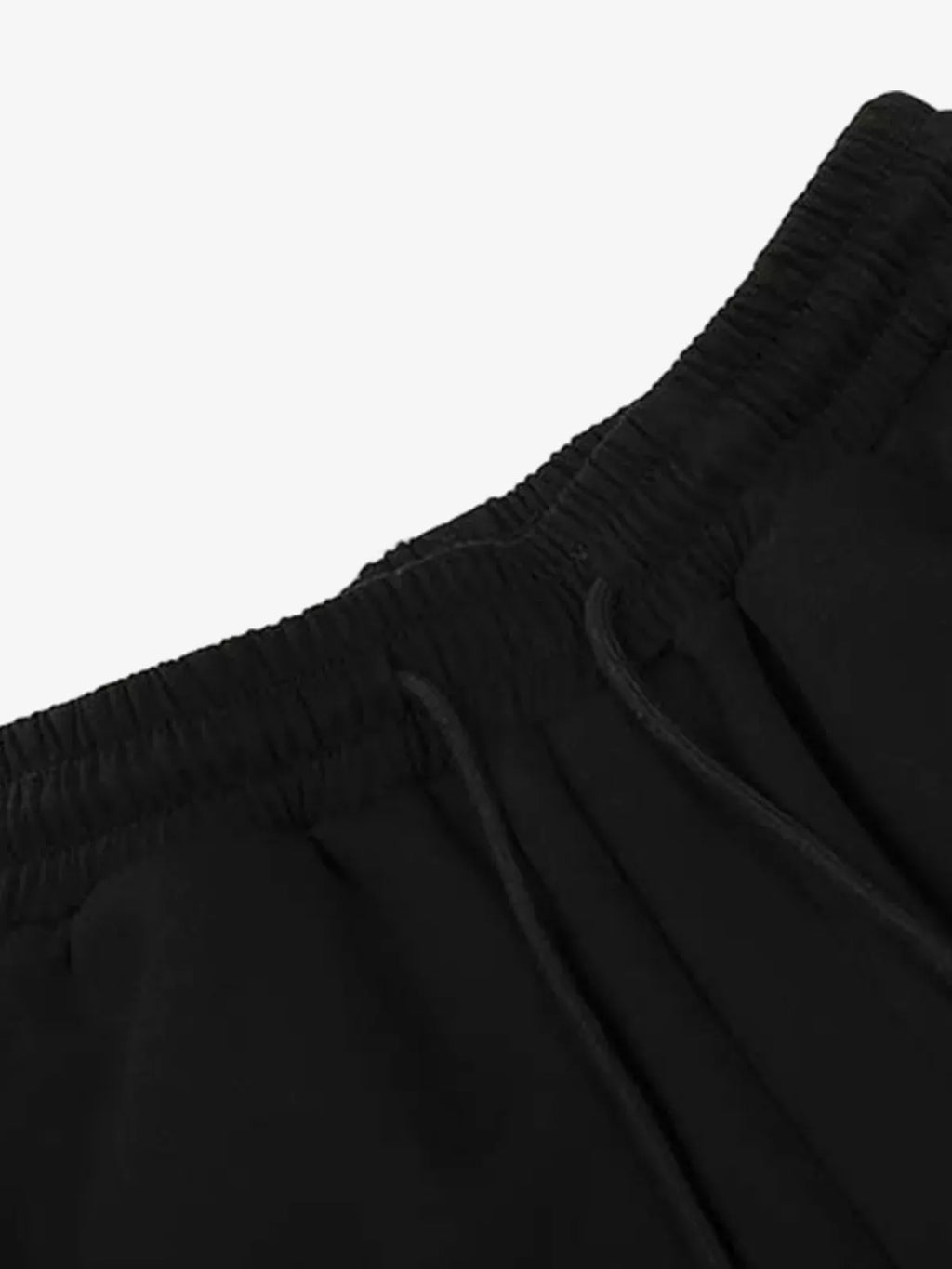 Script Embroidered Piped Wide-Leg Sweatpants