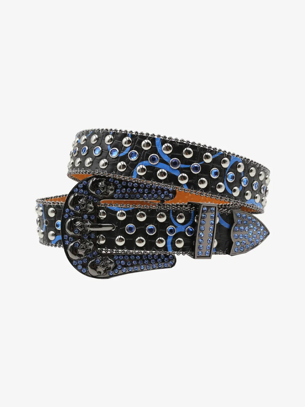 Croc Crystal Skull Belt