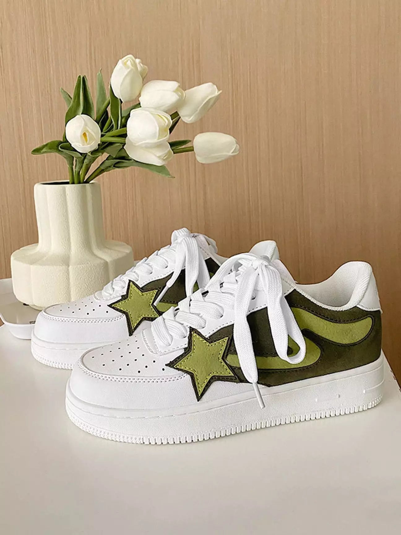 Niceprimes American Star Element Thick Bottom Couple Sneakers