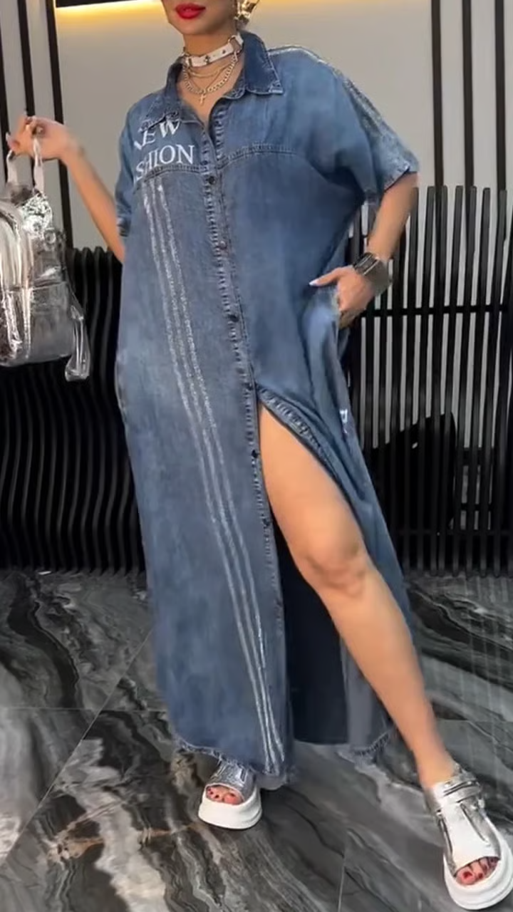 Women's Denim Comfortable and Fashionable Dress
