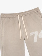 Washed Ombré Number Graphic Sweatpants