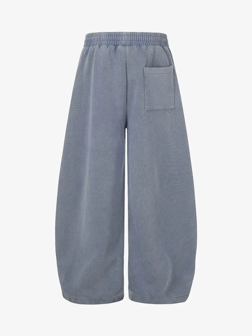 Graphic Washed Curved-Leg Sweatpants