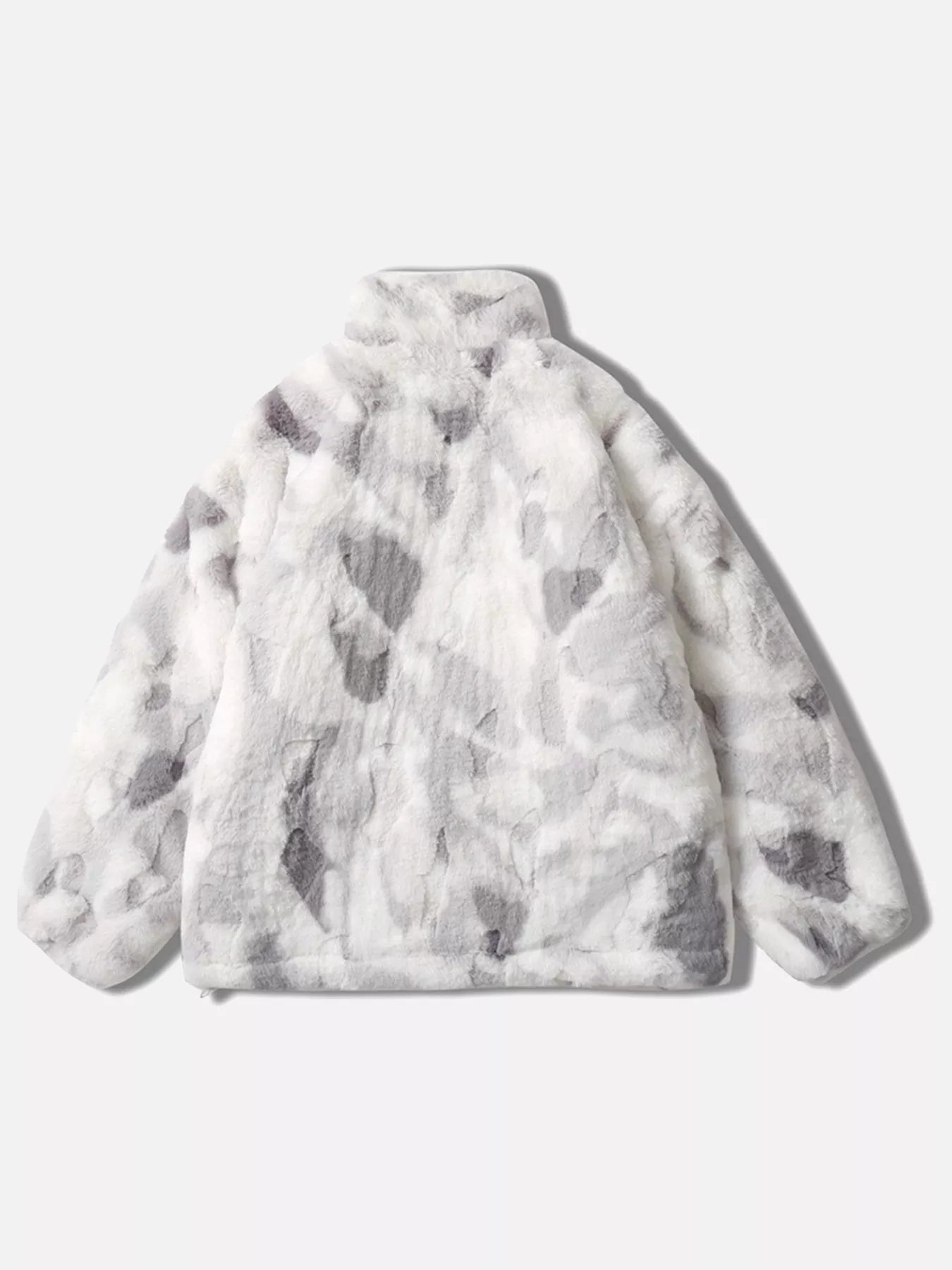 Niceprimes  Tie-Dye Shearling Coat