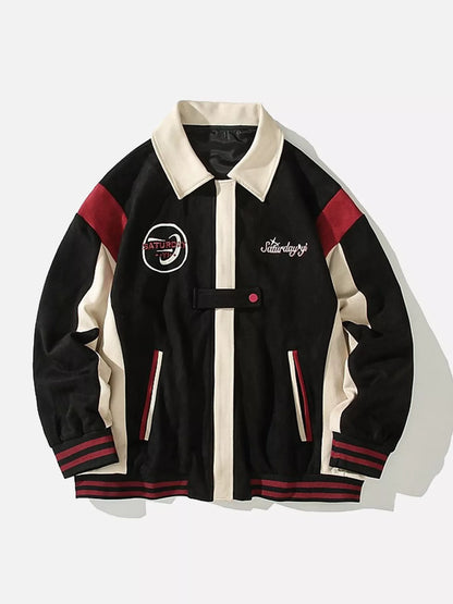 Niceprimes Embroidered Suede Jacket