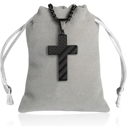 Flag Cross Necklace