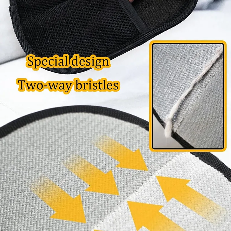 Pet Grooming Gloves Static Dedusting Brush Pet Hair Remover Brush Removing Dog Cat Hair From Sofa Carpet Clothes Tool Supplies