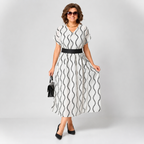 Elegant Women's Floral Midi Dress