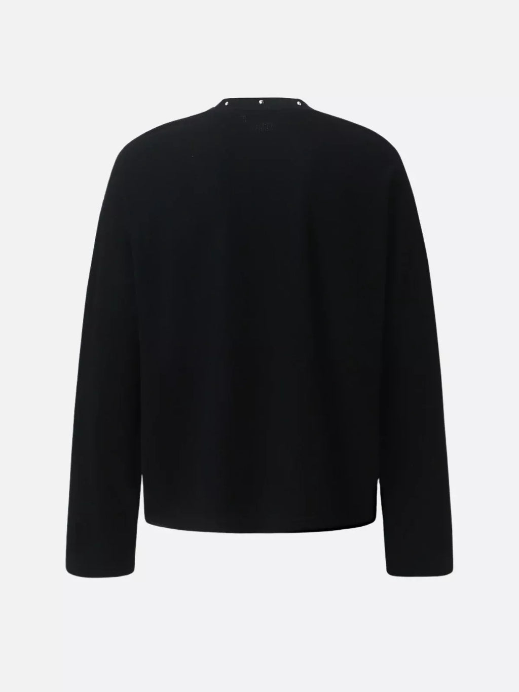 Gothic Cross Graphic Waffle Knit Long Sleeve Tee