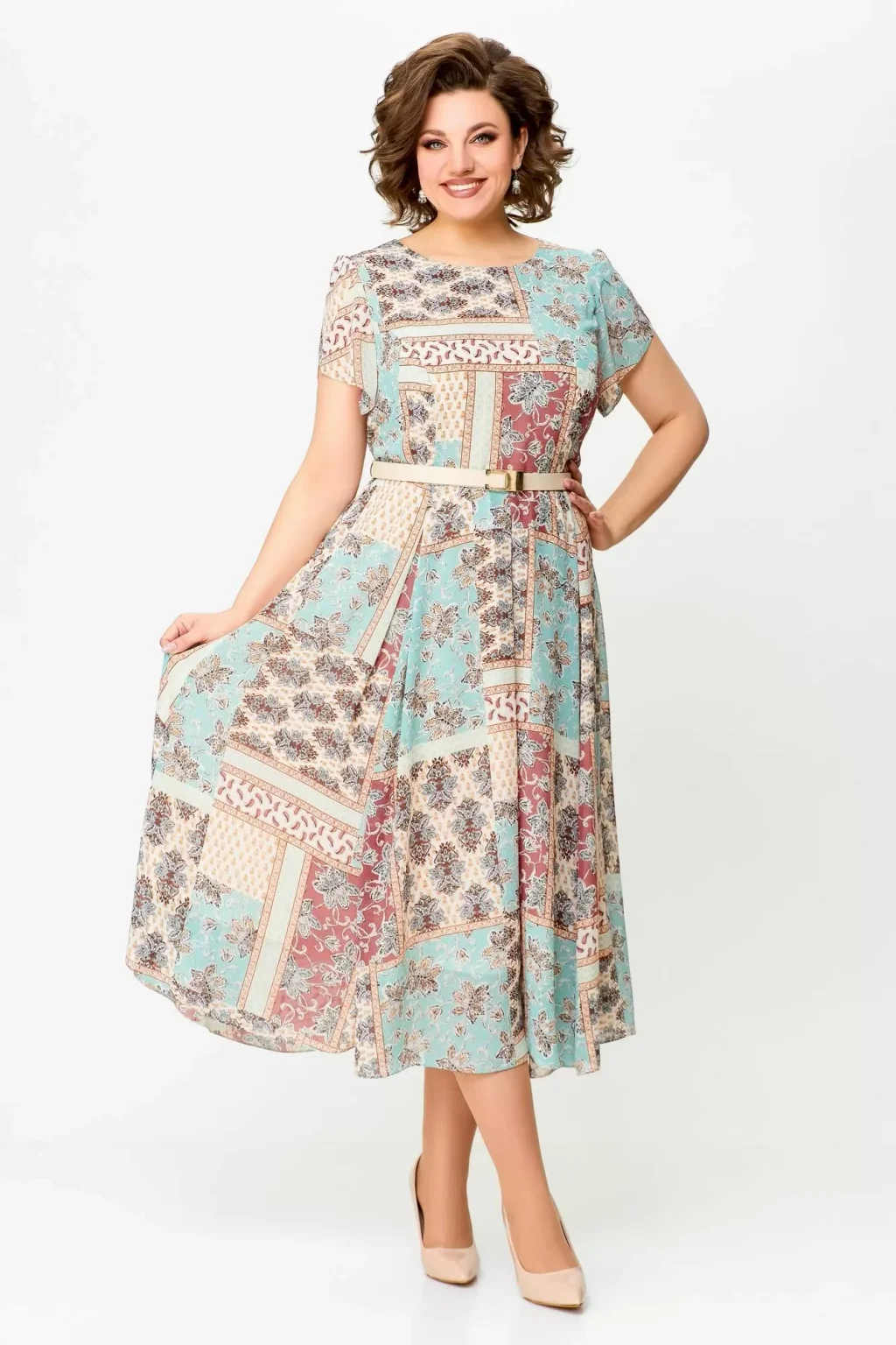 2025 new comfortable printed dress