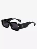 Gold Arrow Studded Square UV-Protection Sunglasses