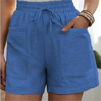 🔥Buy any 2 Get 10% off🔥Solid Two Pockets Loose Casual Short Pants