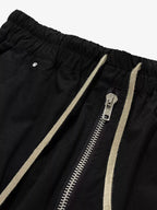 Multi-Pocket Baggy Flare Pants