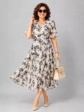 Timeless Elegance Floral Dress