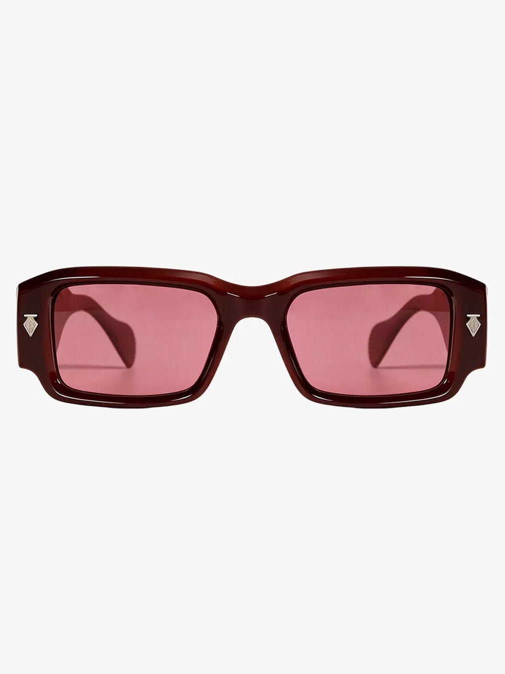 Gold Arrow Studded Square UV-Protection Sunglasses