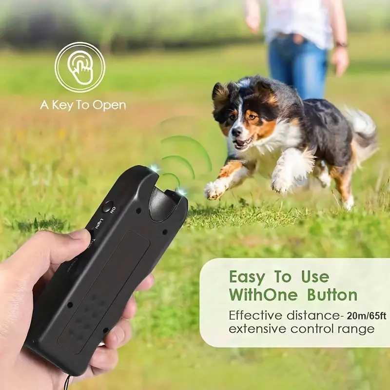 🎅Handheld Bark Control Luminous Ultrasonic Dog Repeller