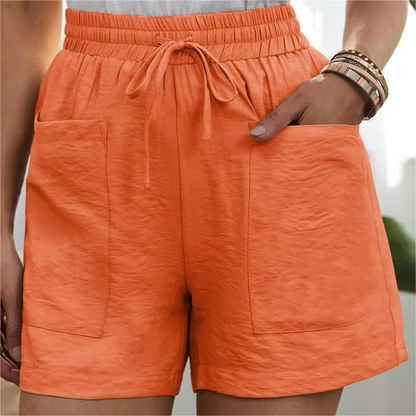 🔥Buy any 2 Get 10% off🔥Solid Two Pockets Loose Casual Short Pants