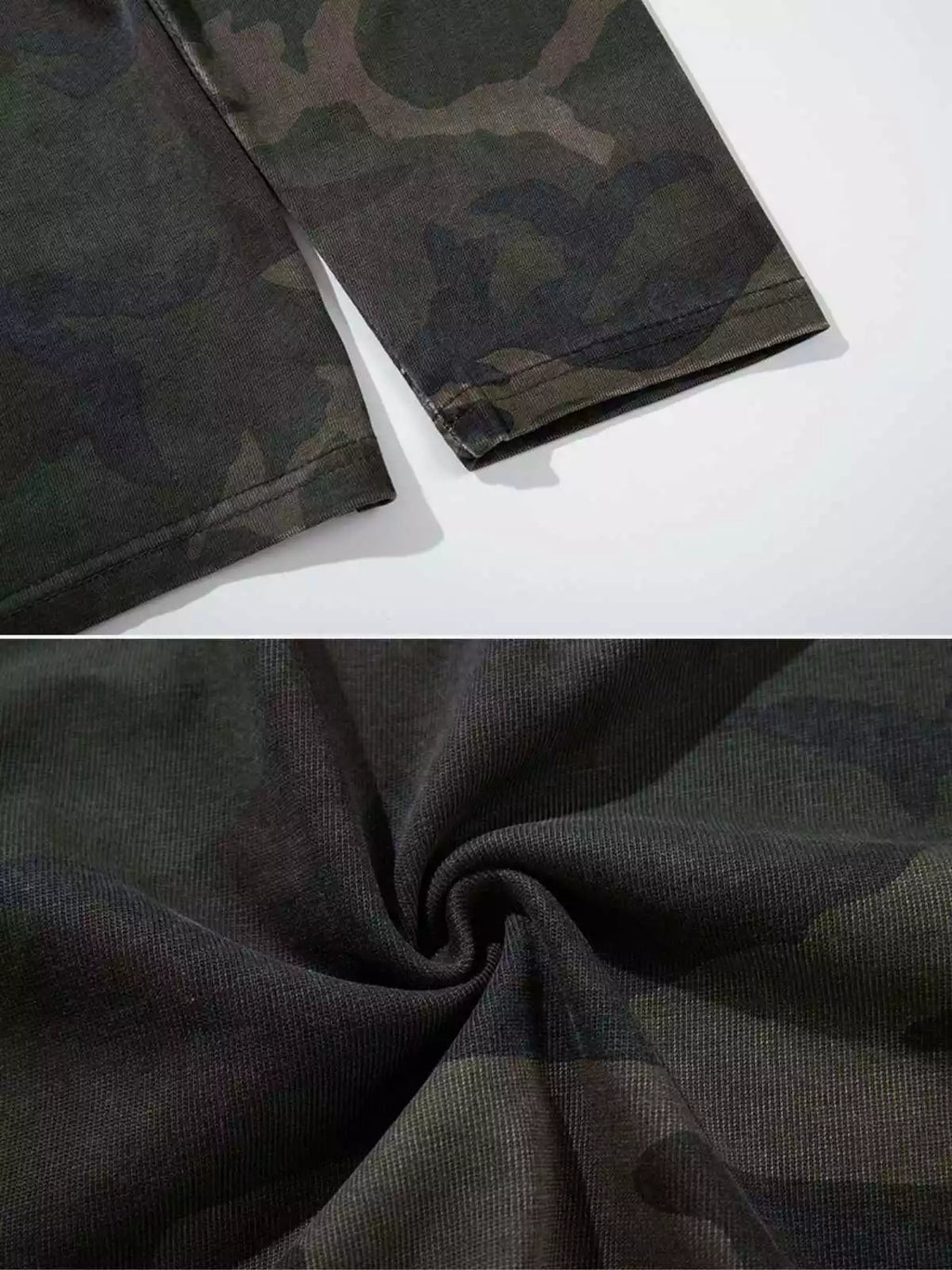 Printed Camo Long Sleeve