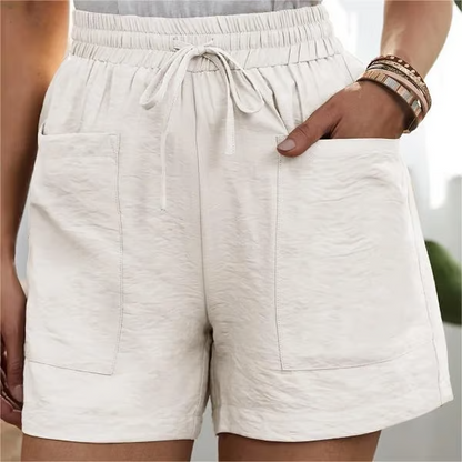 🔥Buy any 2 Get 10% off🔥Solid Two Pockets Loose Casual Short Pants