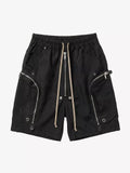 Functional Techwear Zip Shorts