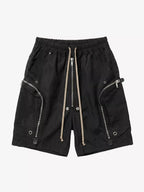 Functional Techwear Zip Shorts