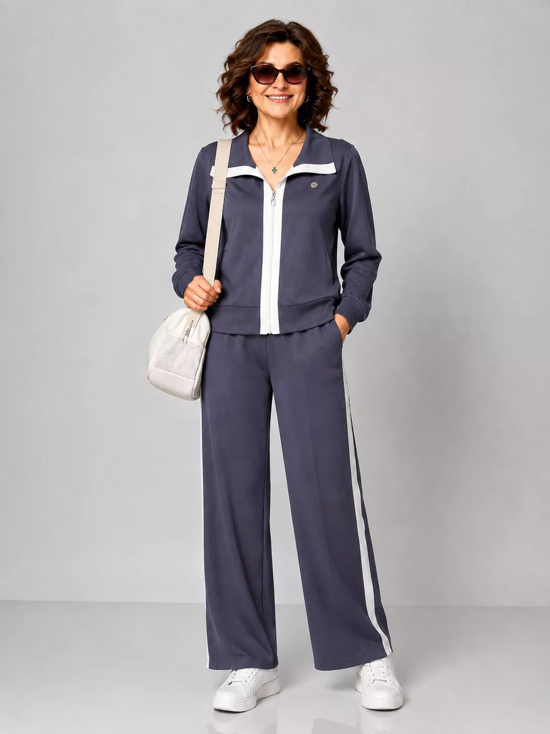 Women’s Casual Two Piece Tracksuit Set