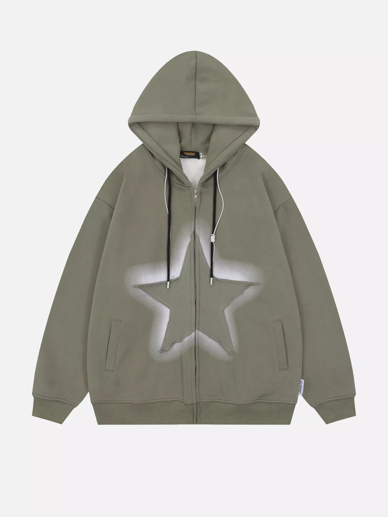 Niceprimes Star Open-Front Cardigan Hoodie