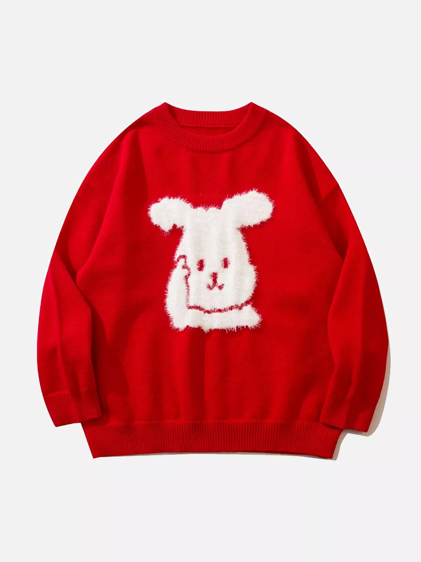 Niceprimes Plush Rabbit Couple Knit Sweater