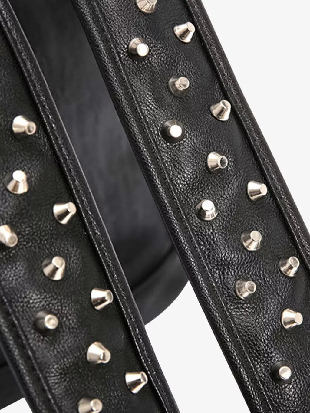 Rivet Crocodile-Print Backpack