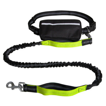 Running Hands Free Waist Bag Dog Leash