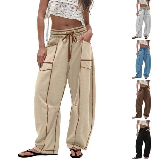 Women’s Wide Leg Lounge Sweatpants with Pockets