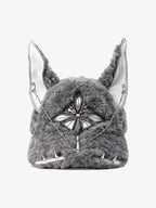 Spiked Beast Ear Fur Beanie